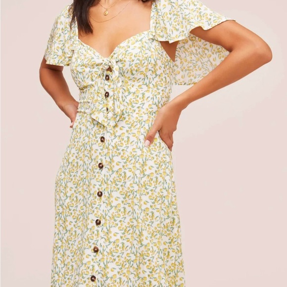 Astr RACHELLE PRINT MIDI DRESS - Picture 5 of 5